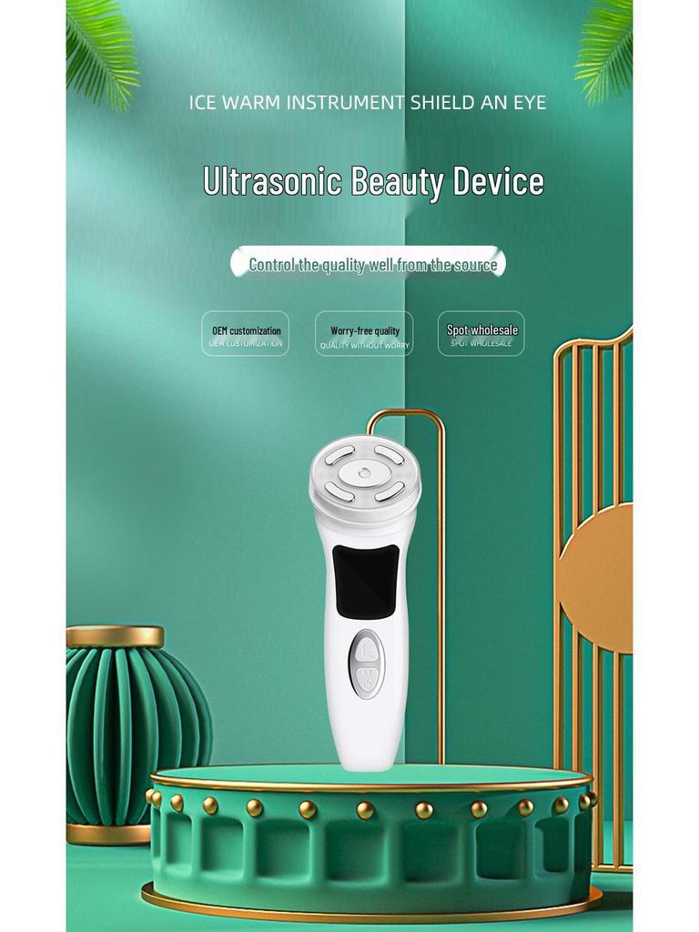 4th Gen Mini HIFU Ultrasonic Facial Massager for Skin Rejuvenation