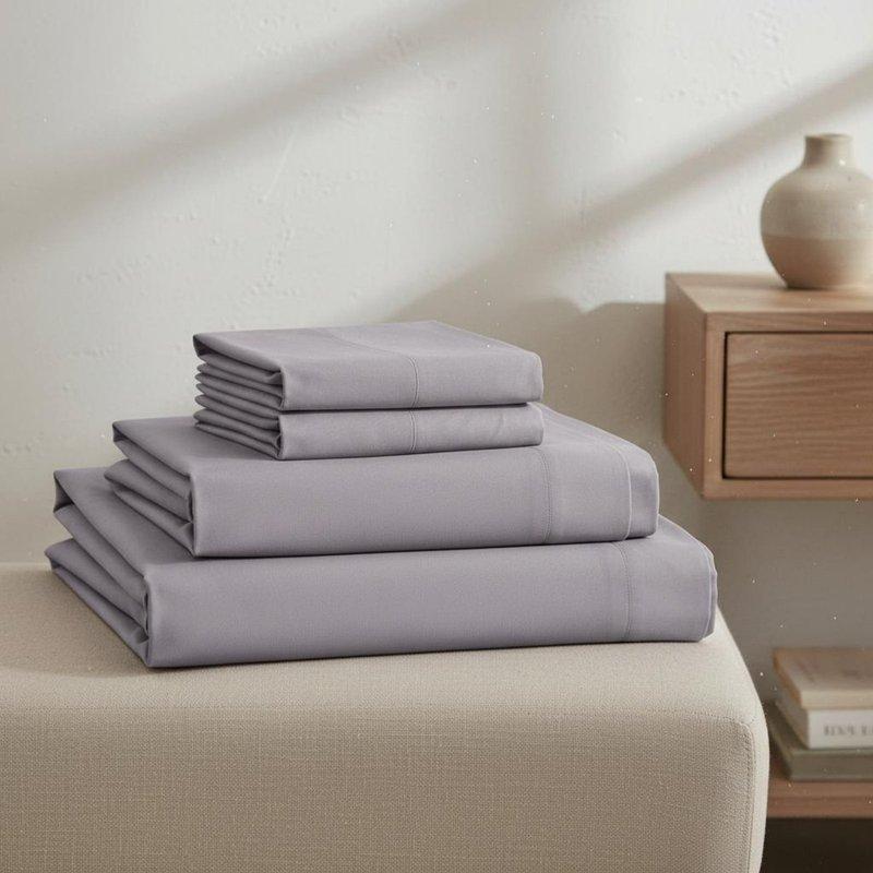 4 Pieces 4 Piece Bed Sheet Set Pilling Resistant Brushed Microfiber Sheet Set Home Textiles Wrinkle Wrinkle-Resistant Deep