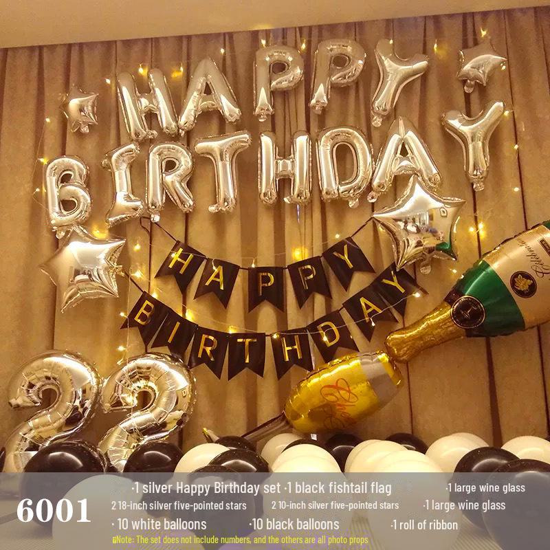 Набор воздушных шаров на день рождения для взрослых и детей - Мультяшное украшение