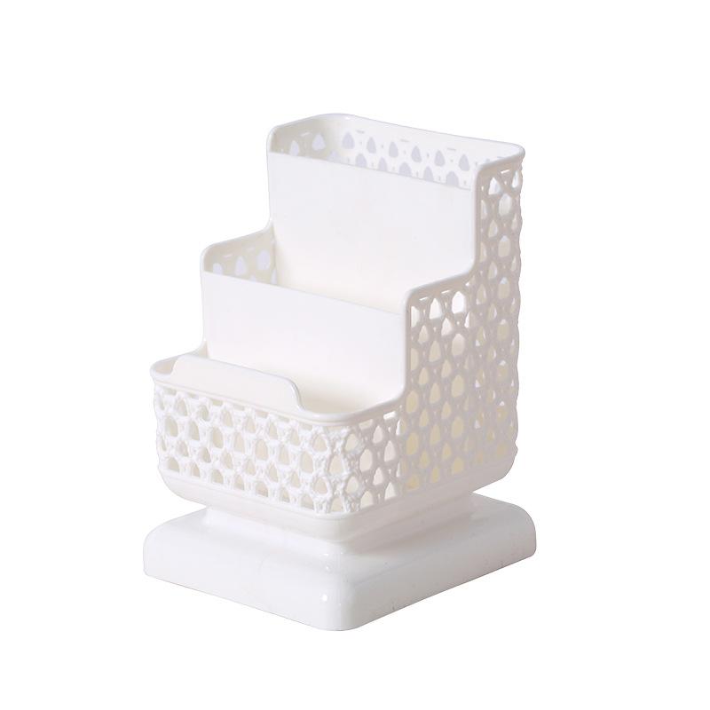 Школьный органайзер для макияжа, настольный ящик для хранения, контейнер для косметики, ювелирных изделий, канцелярских принадлежностей Pl