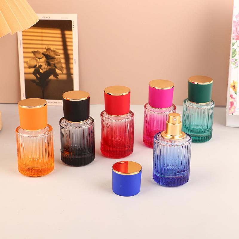 30ml Glass Atomizer Perfume Bottle Glass Tube Spray Perfume Sub-bottling Moisturizing Spray Bottle Refillable Bottles