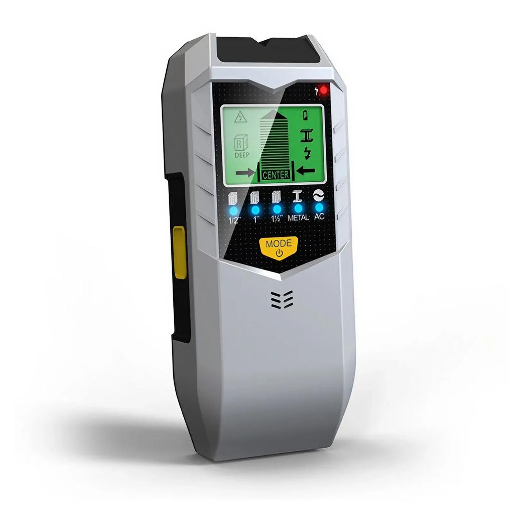 5-в-1 Настенный прибор для обнаружения металла Измерение металла Токоведущий провод Детектор дерева Ручной детектор Стойка Стойка Измерительный прибор Сканер