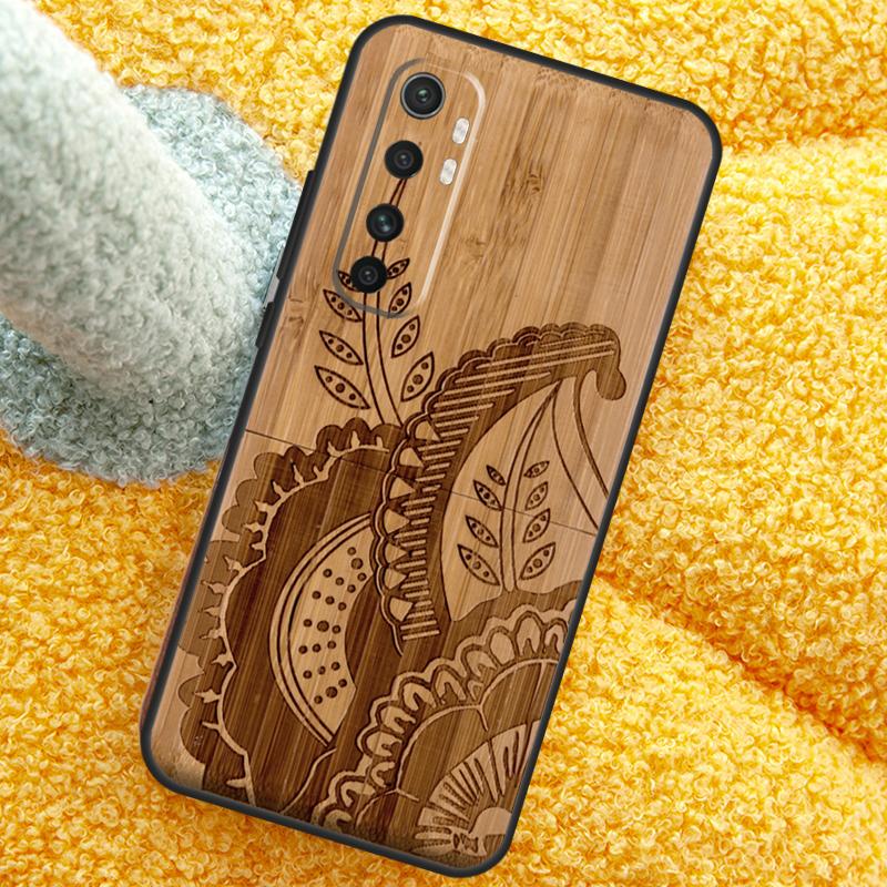 Натуральное бамбуковое дерево с принтом животных Для Xiaomi Mi 11T Pro 9T 10T 11 Lite Чехол Fundas Для POCO F3 M3 M4 X3 Pro X3 GT NFC Чехол