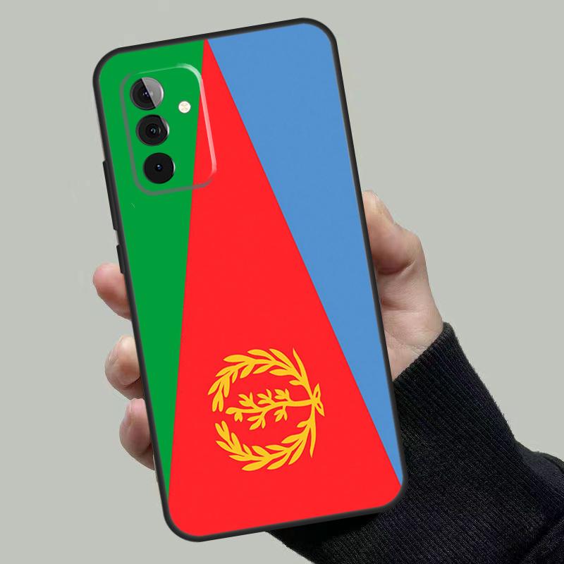 Eritrea Flag Case For Samsung Galaxy A33 A53 A13 A23 A17 A06 A16 A56 A36 A54 A34 A14 A52 A32 A15 A35 A55