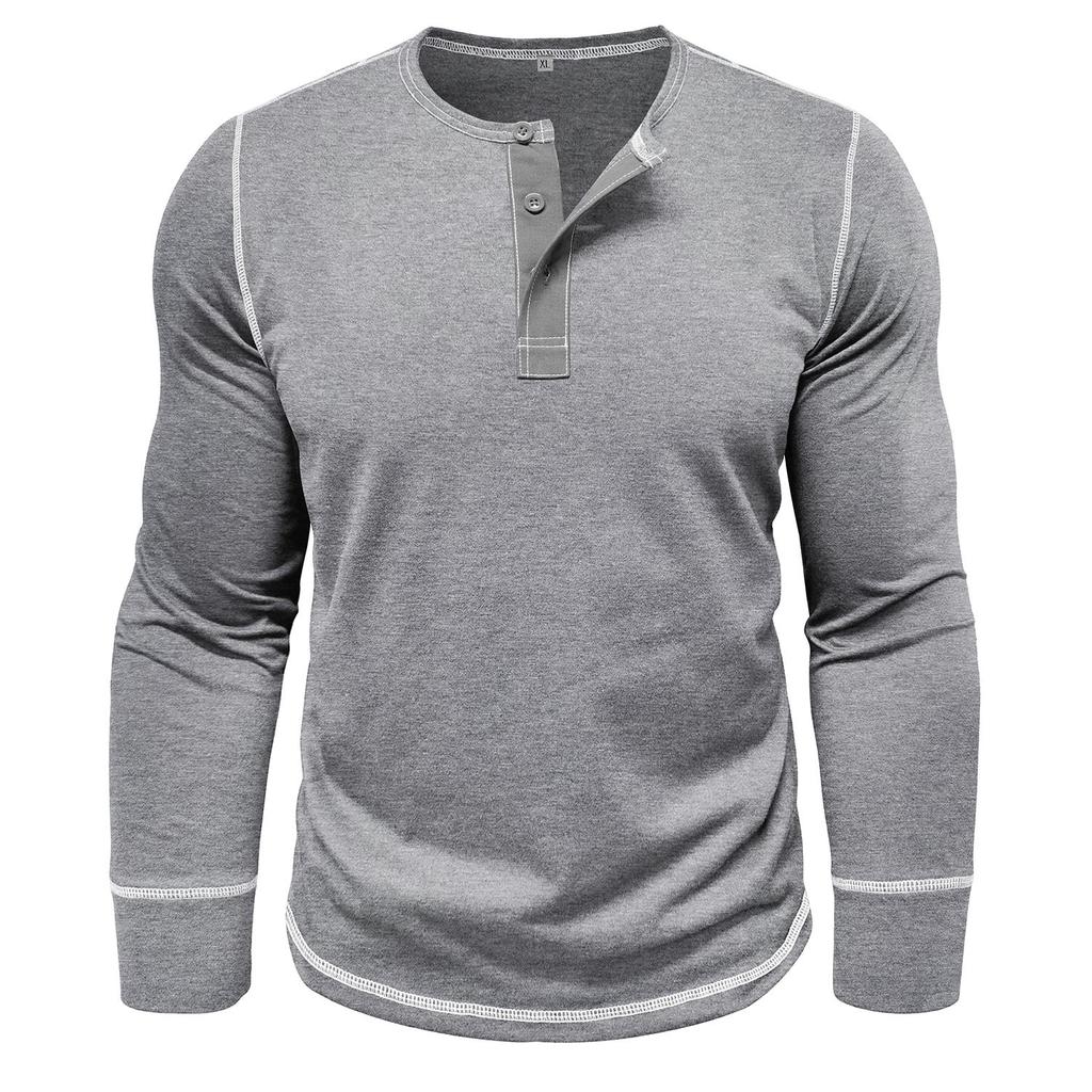 Мужские свитера с длинными рукавами, рубашки-хенли, футболки с цветными блоками, повседневная одежда для осени и зимы, теплая одежда для улицы, отдыха и активного отдыха, топы
