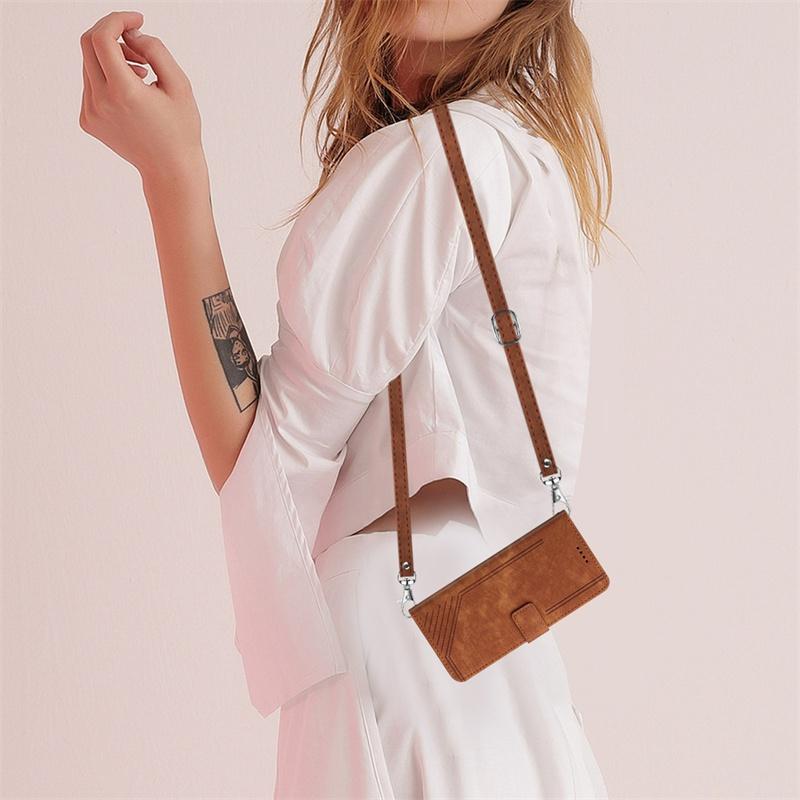 Чехол для Google Pixel 7 8 9 Pro XL 7A 8A 6A кожаный чехол-кошелек с длинным ремешком-перекидкой и отделениями для карточек