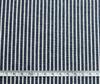 Nippon Chuko NBK Hickory Stripe 110cm wide x 9m 3A Craft Supplies Fabric, cut, Navy/White, ICH1015-3A,