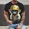 Men's T Shirt Tee Funny T Shirts Graphic Animal Funny Crew Neck Clothing Apparel 3D Print Outdoor Daily Short Sleeve Print Fashion Designer Vintage