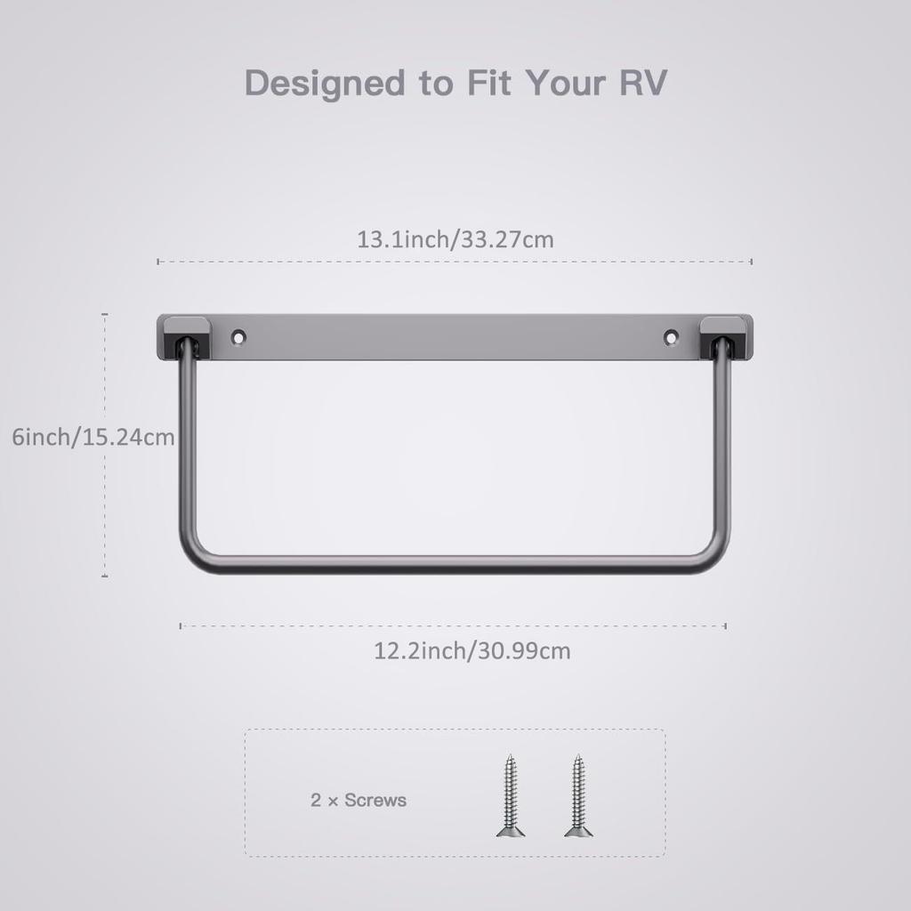 Foldable RV Shoe Rack Aluminium Alloy RV Shoe Rack Camper Shoe Storage 13.1*6*12.2inch 4 Pack