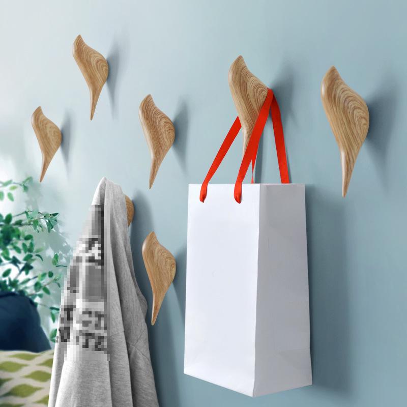Modern Bird Decorative Wall Hooks for Coats & Hats - Indoor Simple Design