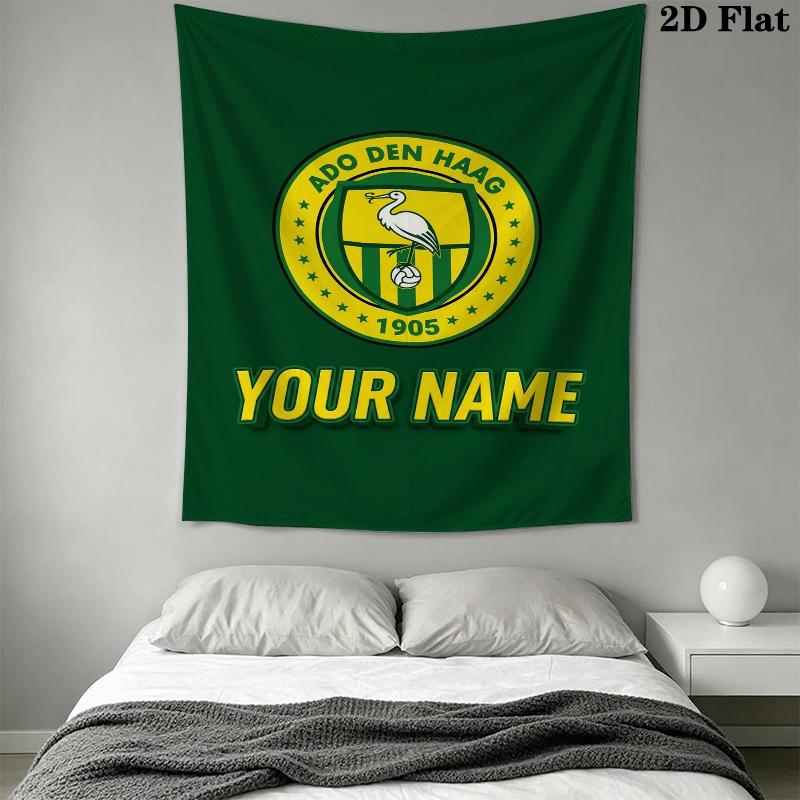 Custom Name Ado Den Haag Wall Tapestry Aesthetic Wall Hanging Printed Fabric Blanket Decorative Tapestries for Bedroom Living Room Home Decor