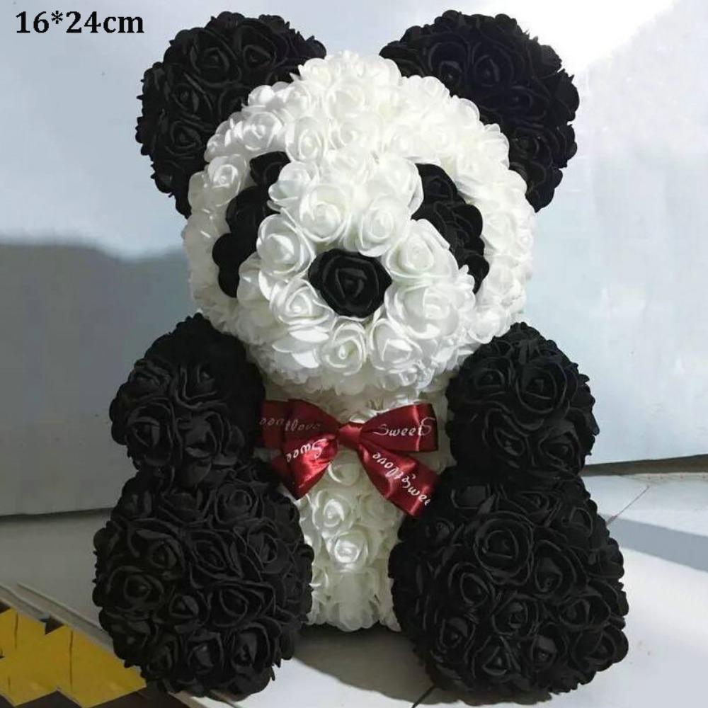 Romantic Valentines Day Gift Flower Bear Girlfriend Women Anniversary Bear  Wedding Party Supplies