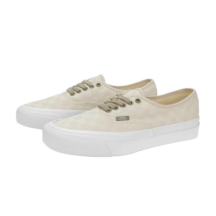 Vans OG Authentic LX Checkerboard - Sand Unisex Sneakers Cream VN0A5FBDSAN