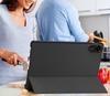 Flip case for Xiaomi Redmi Pad 2 + 9H tempered glass, black