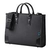Business Bag Job Hunting Bag Free Standing A4 Water Repellent Briefcase Black [Sanwa Direct] Men's 200-BAG210BK