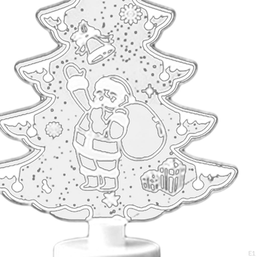 Рождественские украшения, световой стол, центральная часть, реквизит для фотосессии, фигурка рождественской сцены