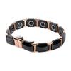 Black Ceramic Tungsten Steel Bracelet Hematite Health Care Link Magnetic Bracelets Bangles Unisex Wristband Luxury Jewelry