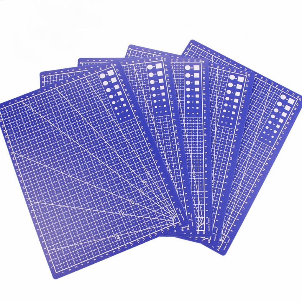 A4 Cutting Mat Single-sided Cutting Board Cut Pad DIY Tool with Clear Grid Lines Angles for Scrapbooking Art and Craft Projects