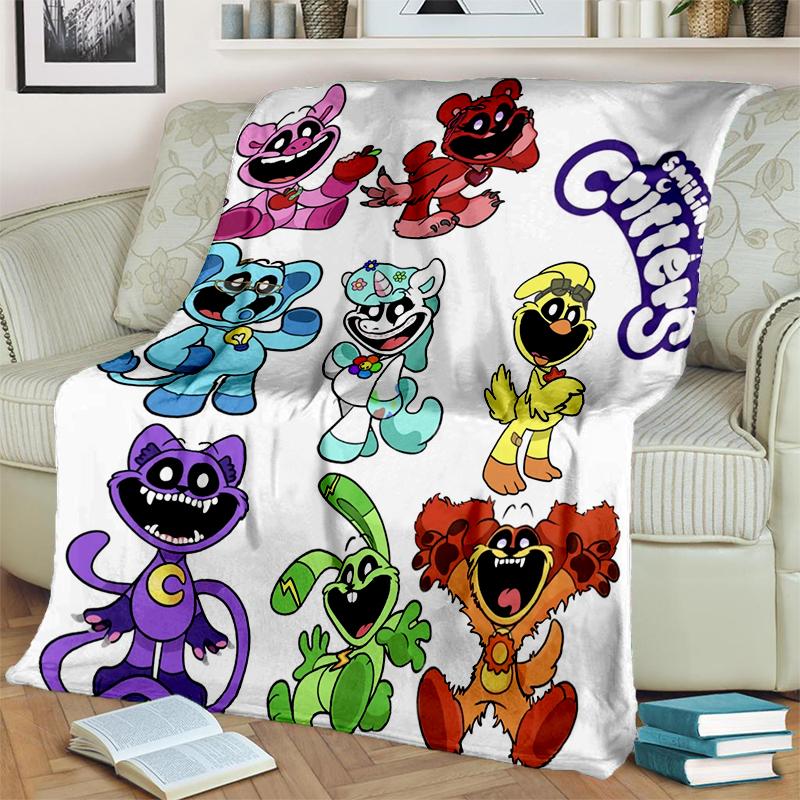 29 Style New Cute S-Smiling C-Critters Catnap Craftycorn Cartoon Blanket,Soft Throw Blanket for Home Bedroom Bed Sofa Kids