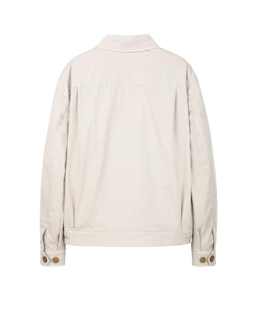 Jillstuart Newyork Men Garment Dyed Swing Top Jumper - Beige