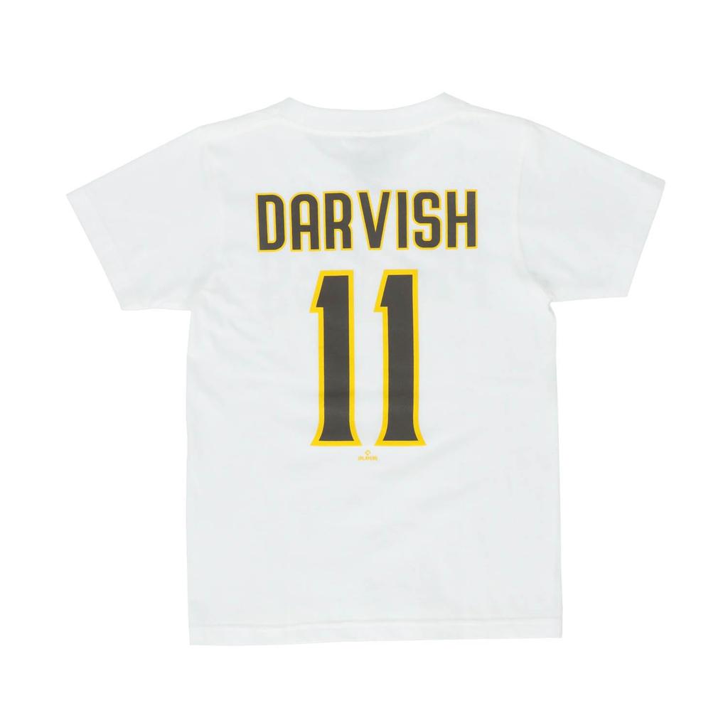 Fanatics MLB Jersey Logo Darvish N&N Youth Tee Kids' Short Sleeve Shirt, White