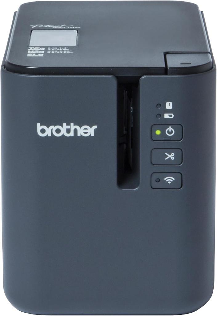 Brother Industries Черно-белый принтер этикеток для ПК P Touch Черный Современный Большой Pt P950nw
