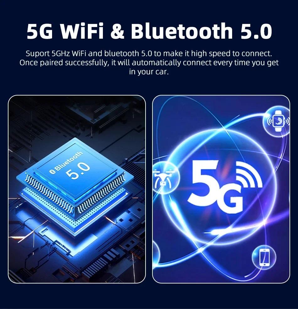 2 in 1 Mini Wireless CarPlay Adapter Android Auto Plug&Play Wireless Smart Car AI Box Intelligent Systems Car Accessories