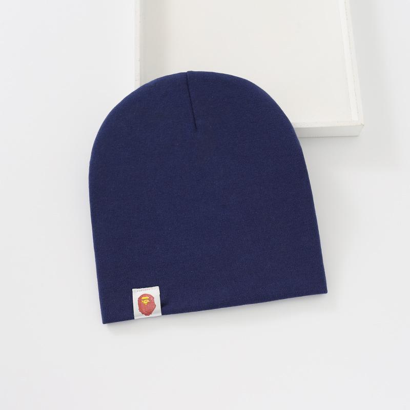 Детская шапка в стиле хип-хоп для уличных танцев, хлопковая весенне-осенняя шапка для малышей, шарф, кепка для мальчиков и девочек, однотонная детская шапка