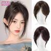 WTB Synthetic False Bangs Clip-In Bangs Extension Natural Neat Fake Fringe Topper Hairpiece Invisible Clourse Hairpieces