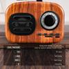 Bluetooth-динамик Ретро деревянная портативная коробка Беспроводной мини-динамик Открытый для звуковой системы TF FM-радио Музыка MP3 Сабвуфер