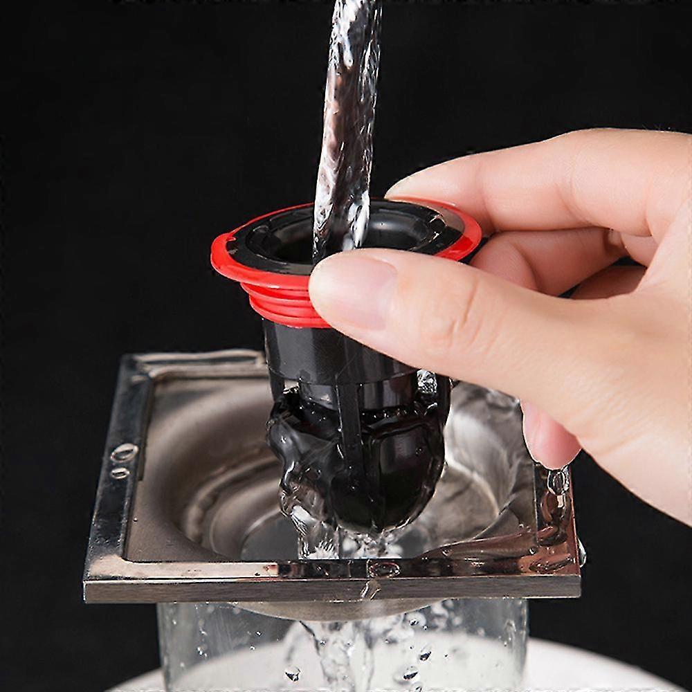 4 Pcs Anti-odor Rubber Floor Drain Shower Drain Bathroom No Filter