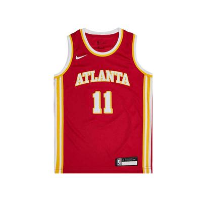 T-Shirt Kids NBA Casual Sports Quick-Dry Letter Number Print Breathable Childrens Basketball Jersey Atlanta Hawks Trae Young 11 3Z2B7BZ2P-HAWYT