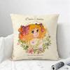 Anime Candy Candy Cushion Cover Natural Linen Pillowcase Set AllinOne Decor for Sofa Bedroom  Chair