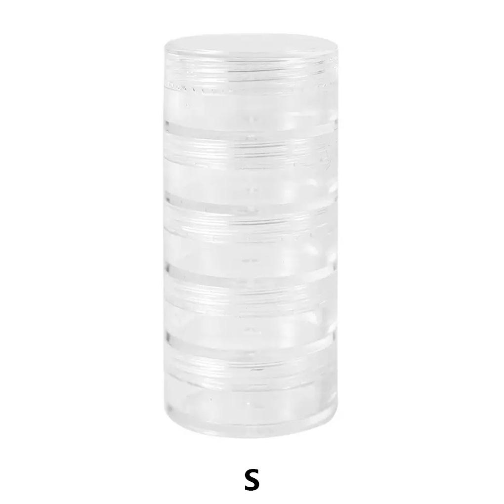 Многослойные контейнеры для ожерелий, гвоздиков, браслетов, коробки для хранения ювелирных изделий, пластиковые банки, прозрачные органайзеры, стеллажи для выставок