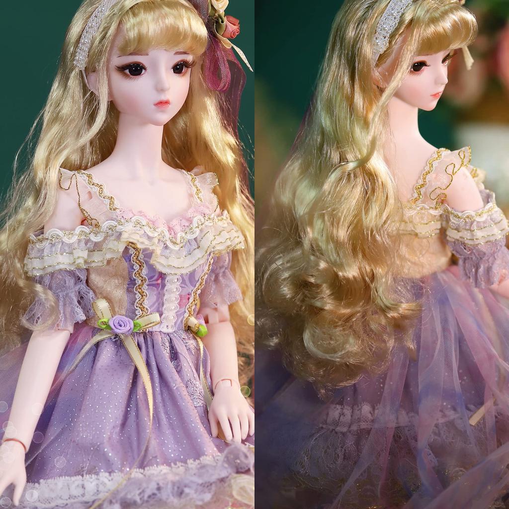 ICY Fortune Days Масштабная кукла BJD Fashion Style Series 34 подвижных механических сустава, игрушки для тела и подарки для взрослых и детей в возрасте от 1/3 до 6+ (Анна)