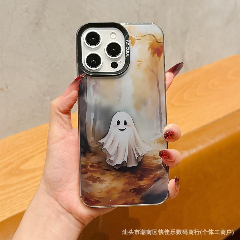 Креативный мультяшный чехол для iPhone 16PROMAX, простой чехол для iPhone 14PLUS, 13PRO, противоударный чехол для мобильного телефона 11/12, X/XS