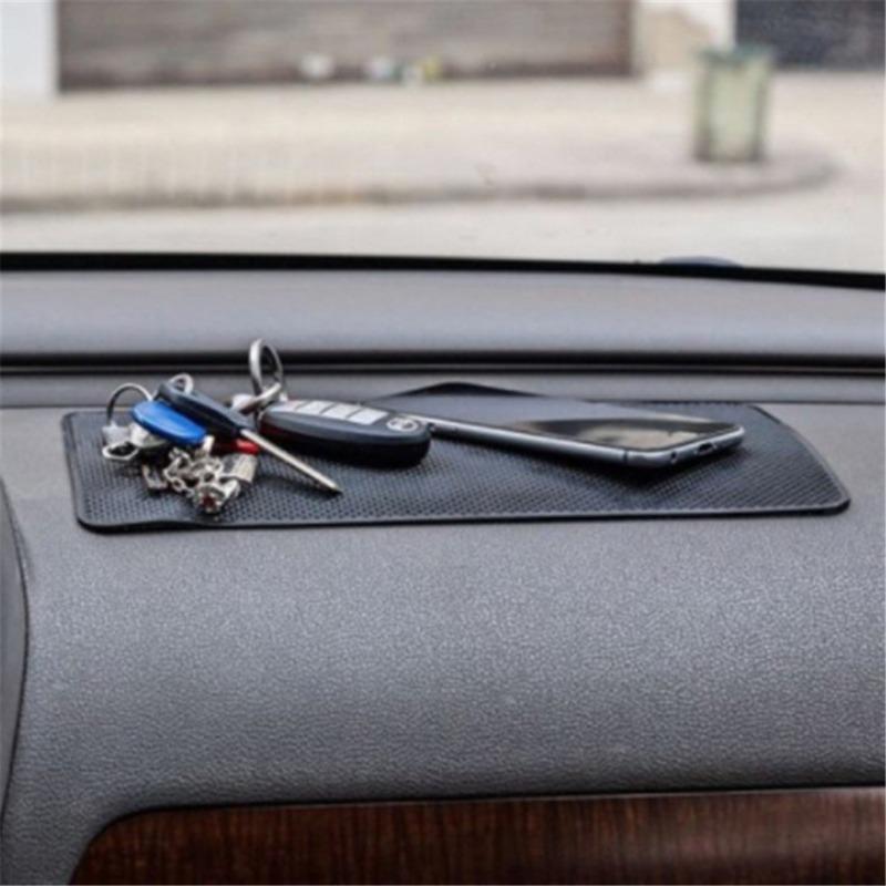 Car Mat Auto Non-Slip Mat Auto Silicone Interior Dashboard Phone PVC Anti-Slip Storage Pads Car Fixed Mobile Phone Anti Slip Pad