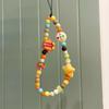 Hanging Cord Phone Strap 3D Star Mobile Lanyard Mobile Accessories Beaded Phone Chain  Jewelry Gift