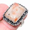 Sunstone Gemstone 925 Sterling Silver Jewelry Ring Size 8.5 I6O11