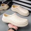 Oilproof Waterproof Men Chef Shoes Lightweight Casual Slippers Doctor Nurse Shoes Fashion Eva Garden Sandals Beach Aqua Shoes
