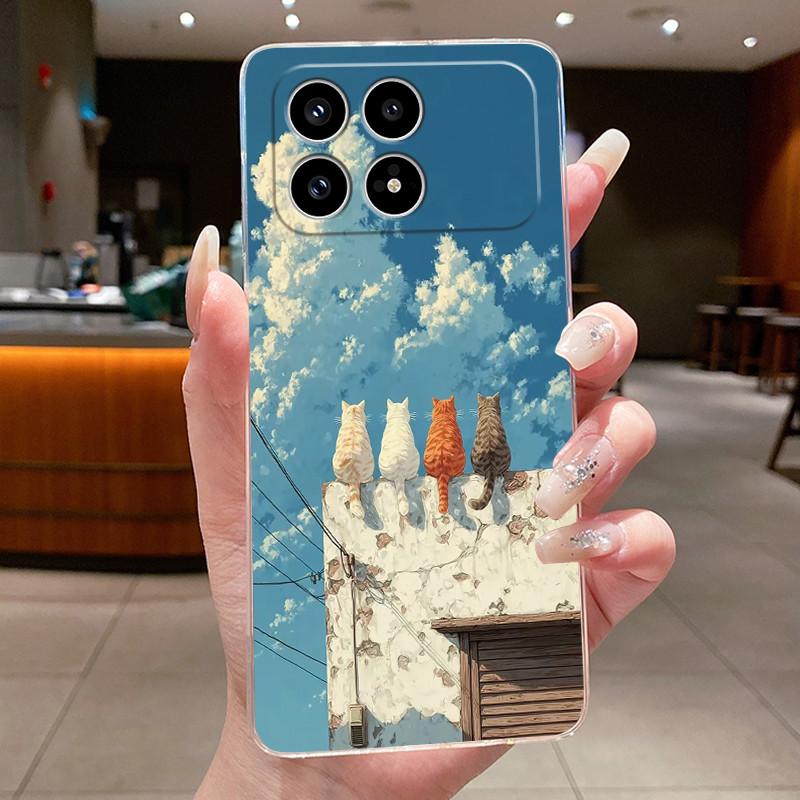Чехол для Xiaomi Poco F8 Pro Ultra F8Pro F8Ultra 5G Прозрачный чехол для телефона Роскошный Дракон Милый Крутой Мальчики Девочки Мягкая задняя крышка