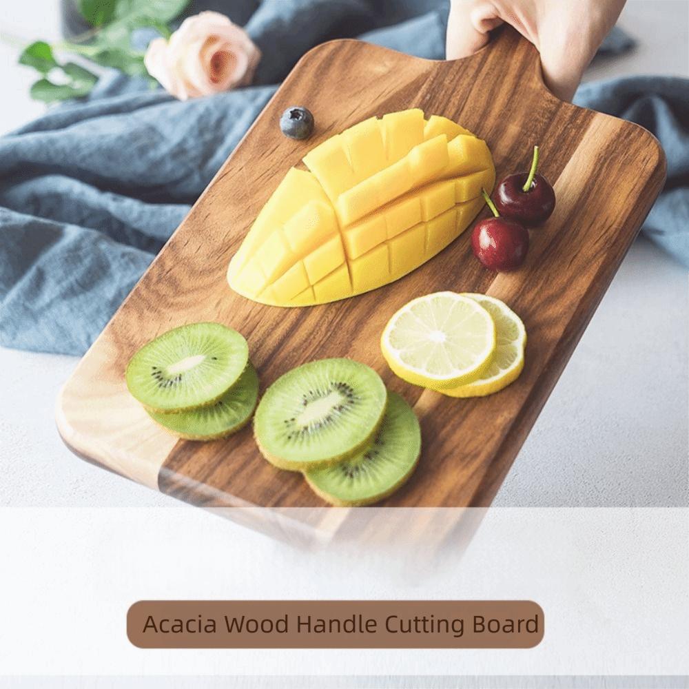 Sap Groove Charcuterie Serving Tray Multi-Styles Pizza Pan Durable Wood Chopping Board Bread