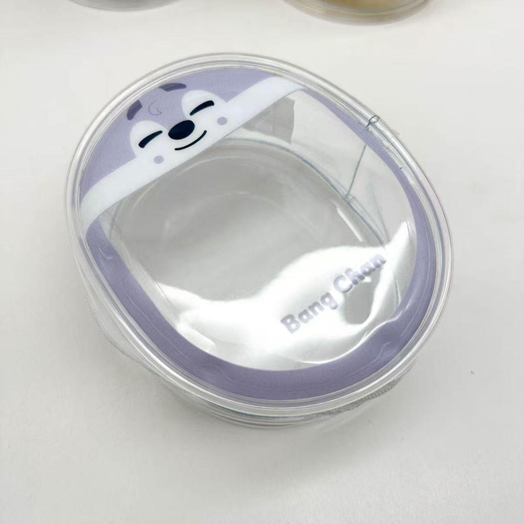 PVC Storage Zipper Pouch for Stray Kids Keychains & Badges