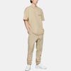 Fear of God Essentials Флисовые брюки для отдыха с вышитым логотипом Мужские Штаны Бежевые Льняные FOG-FW21-117