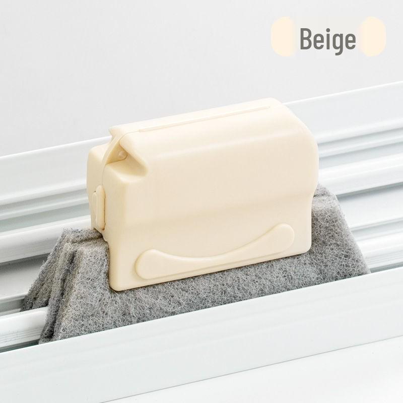 Щетка для чистки пазов окон и дверей с губкой