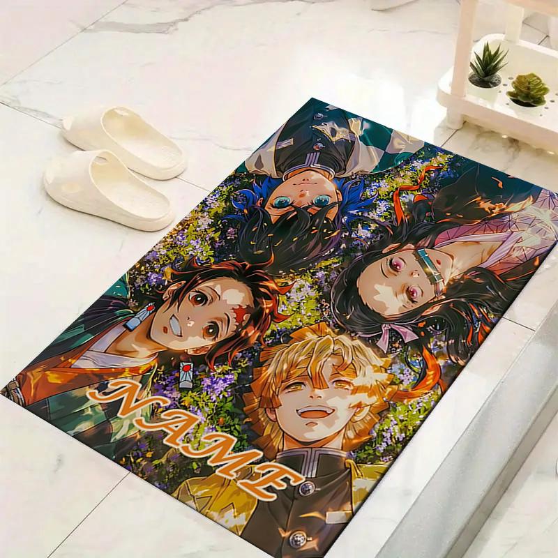 Custom 1Pc Christmas Spirit Art Rug Office Carpet Indoor Outdoor Entrance Doormat Nonslip Soft And Comfortable Living Room D291527