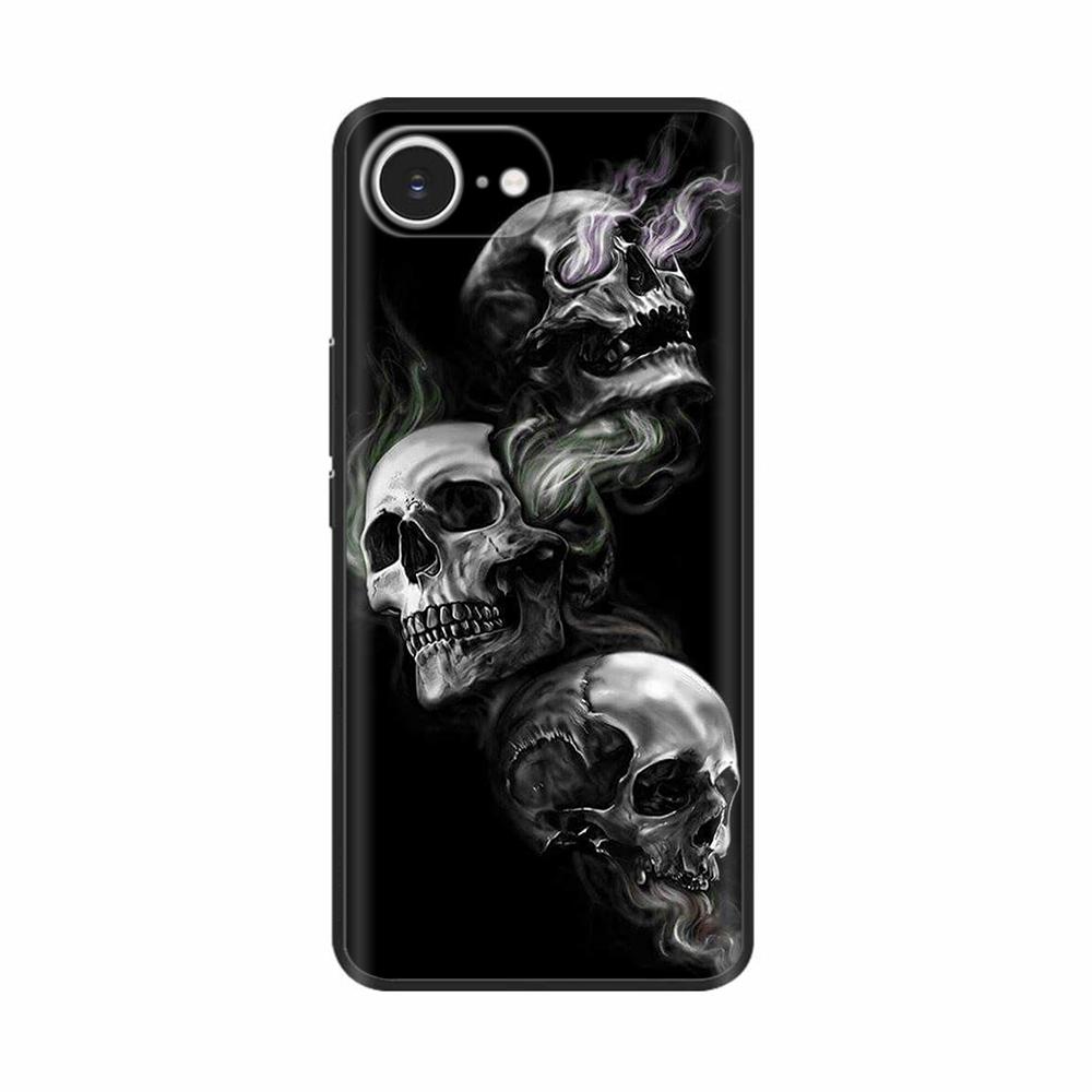 Роскошный силиконовый чехол для iPhone 16e SE 2025 Задняя крышка для Apple SE4 iPhone 16E A3409 Чехлы-сумки для телефона Чехлы с цветочным рисунком
