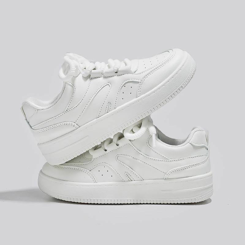 Модные маленькие белые туфли, универсальные повседневные кеды на платформе, новая легкая женская обувь с низким верхом 3