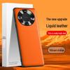 Защитный чехол из жидкой кожи для Huawei Mate 60 Pro, противоударный и грязеотталкивающий