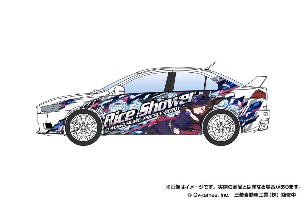 Aoshima Bunka Kyozai Itasha Series Uma Musume Pretty Derby Mitsubishi CZ4A Lancer Evolution X Final Edition Plastic Model Co., Ltd. (AOSHIMA) 1/24